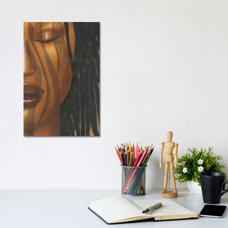 Tigress by Fred Odle - Wrapped Canvas Painting, 20.32 cm H x 30.48 cm W
