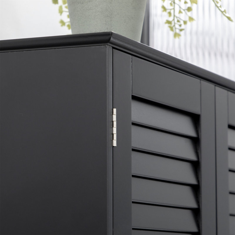 Grande armoire de rangement étroite pour salle de bain avec portes et tablettes réglables, armoire de salle de bain autoportante avec 2 armoires et comptoir, armoire de plancher de salle de bain