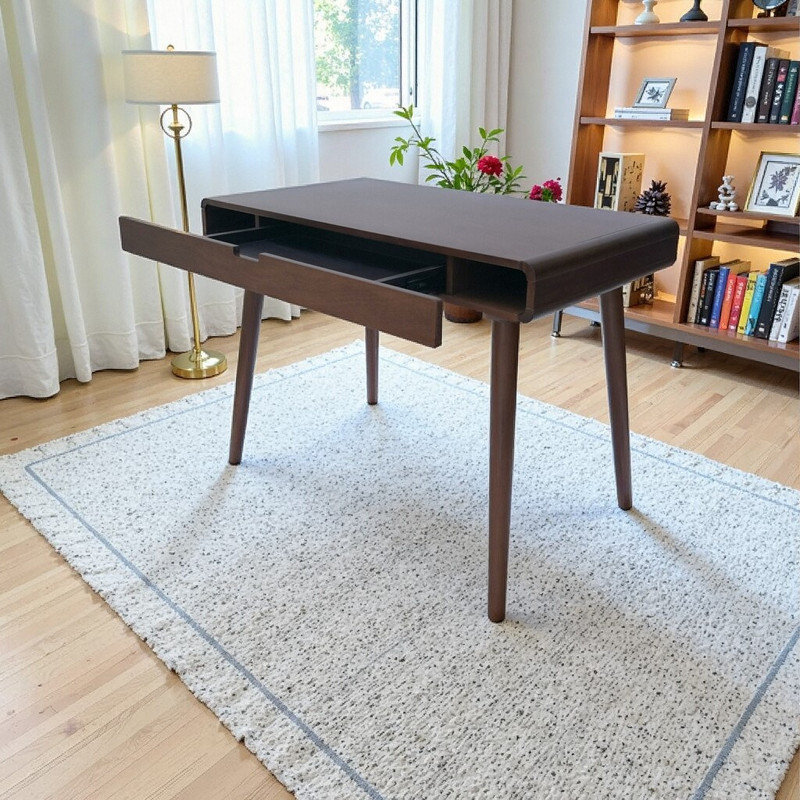 Bureau d'écriture avec tiroir de rangement Mid-Century Modern