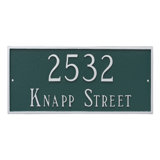 Classic 2-Line Wall Address Plaque