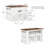 Posie Kitchen Island With 2 Stools-1430064965
