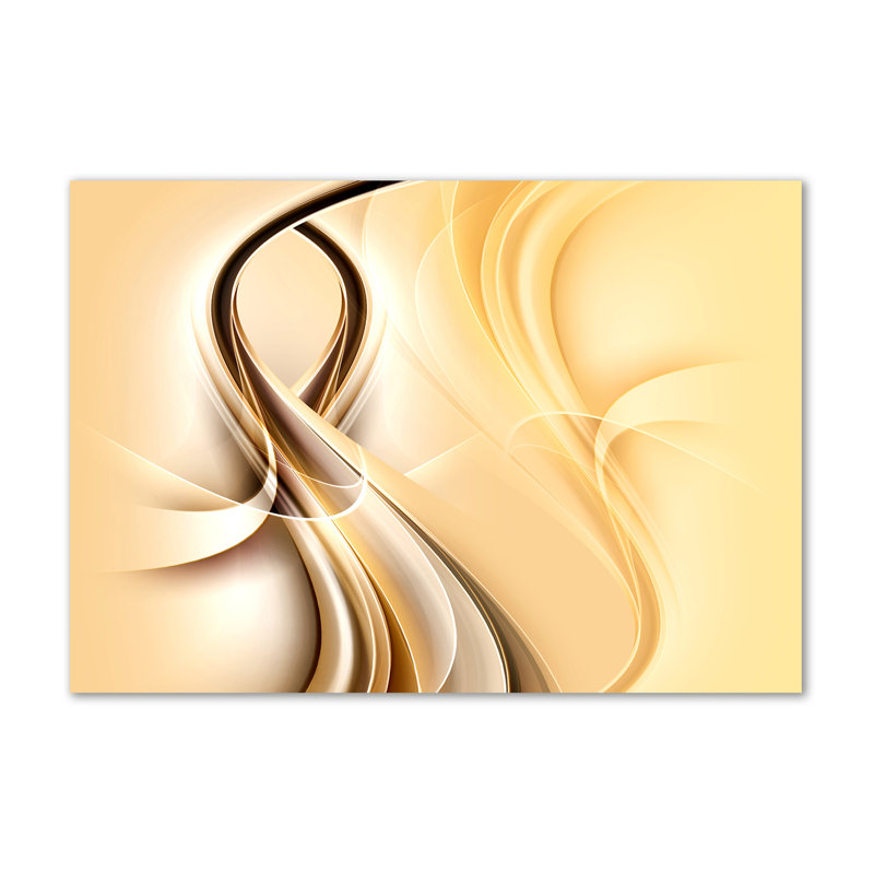 Waves Abstraction - No Frame Print on Canvas