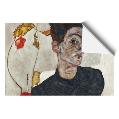 Self-Portrait Vol.2 by Egon Schiele - No Frame Painting