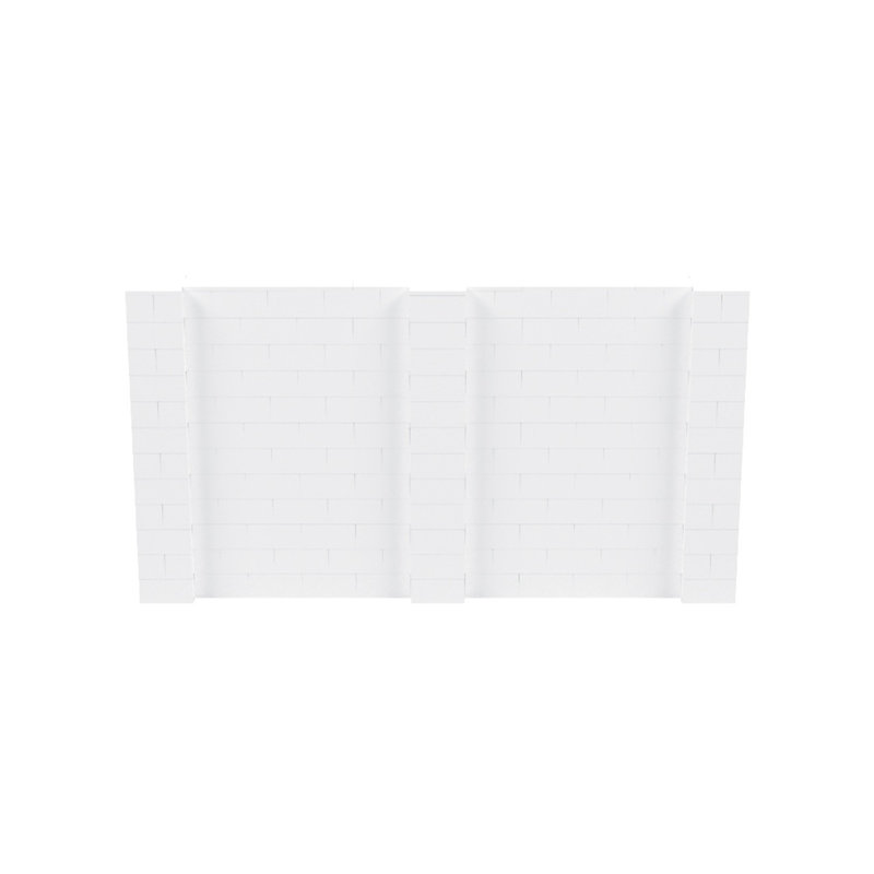Cloison 1 panneau autoportante, Blanc, H 72 po x l 132 po x P 12 po