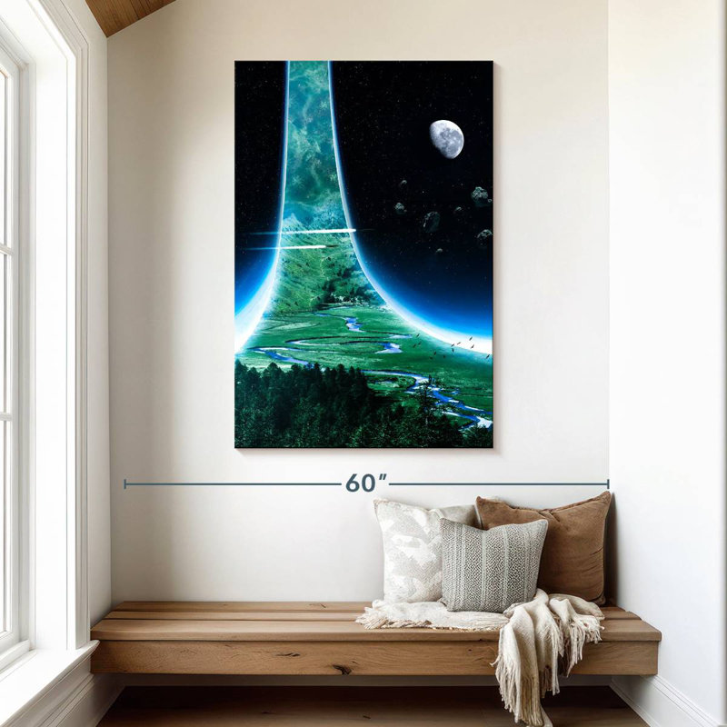 Kelan Ring World, 48" H x 32" W