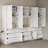 78.7'' H X 110'' W 11-Drawer Bookcase With Glass Doors