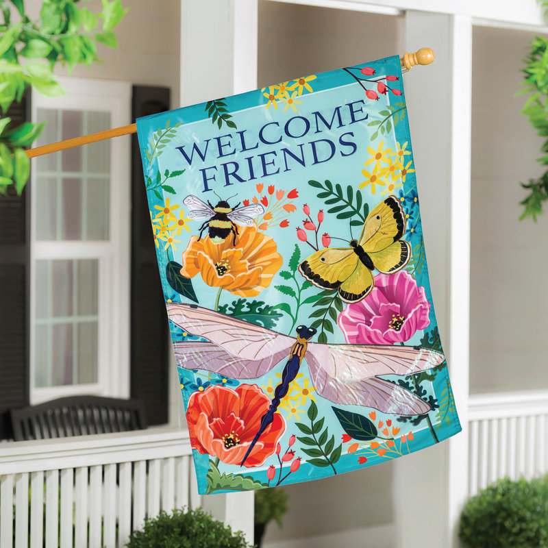 «Greenhouse Garden Welcome Friends»