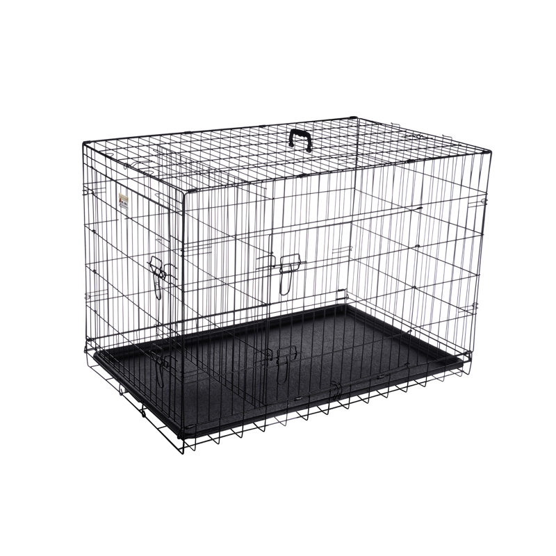 Chenil pour chien avec portes doubles PETMAker, H 30 po x P 27 po x l 42 po