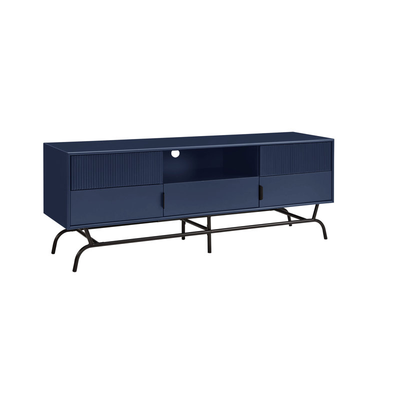 TV Stand for TVs up to 65", Blue