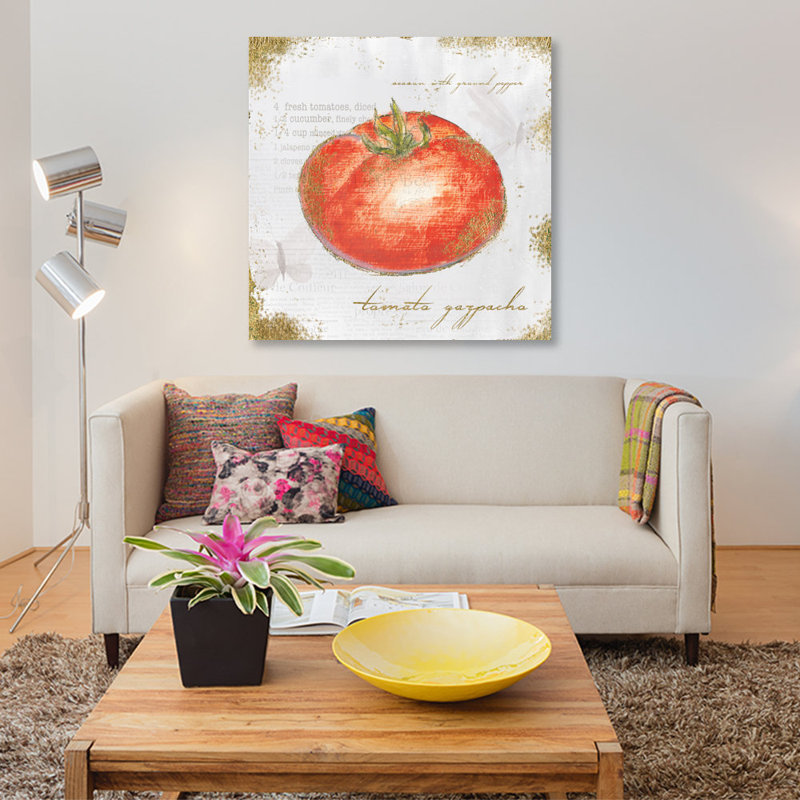 « jardin trésors vii », impression sur toile, H 26 po x l 26 po x P 1,5 po, Toile tendue, Pas de tapis