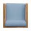 Fauteuil de patio extérieur avec coussins-253815262