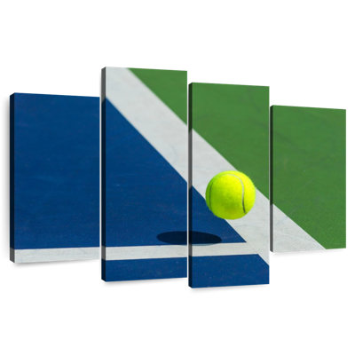 Blue tennis court Sireci