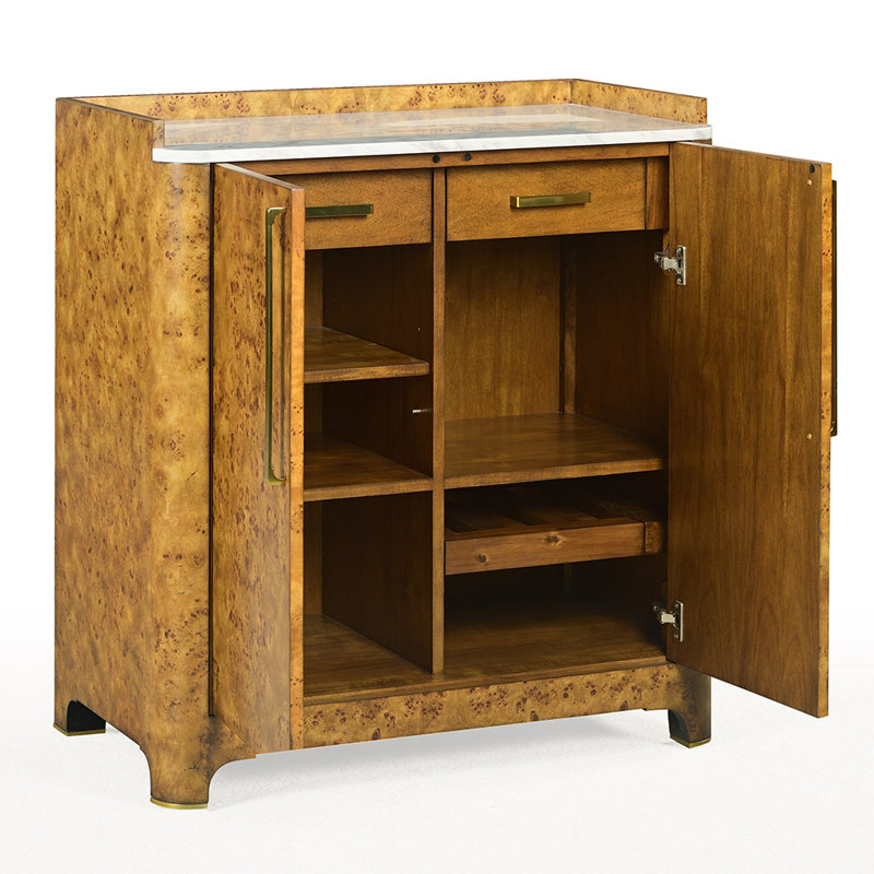 36'' W Server, Light Brown