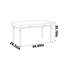 Solid wood white oak desk with drawers