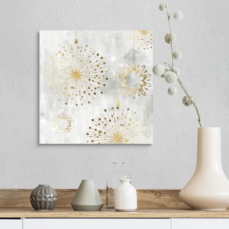 « Réveillon du nouvel an »-reproduction d’art sur toile, H 16 po x l 16 po x P 1,25 po, Toile tendue
