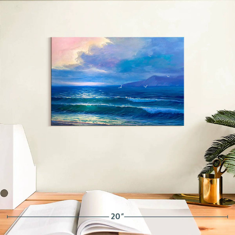 Gillard Sunrise Ocean, H 8 po x l 12 po