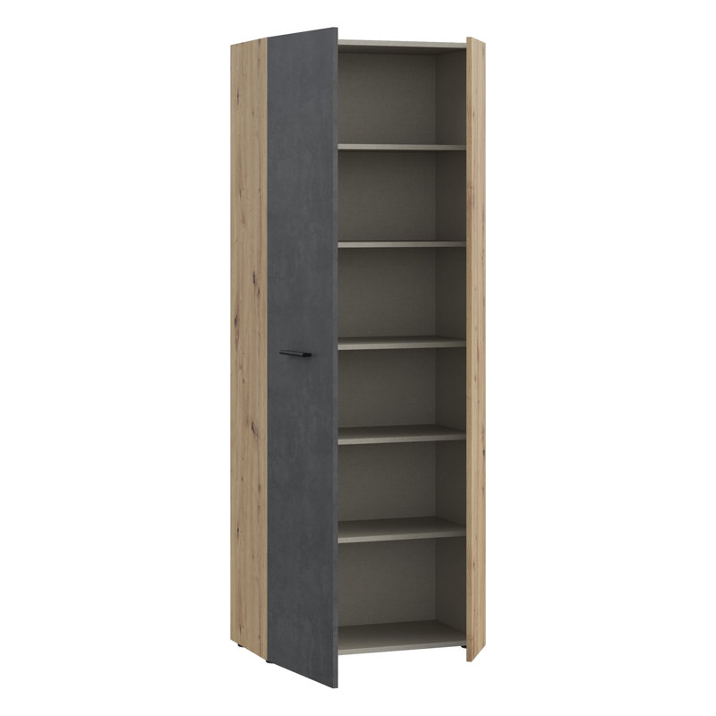 Shilu 18 Pair Shoe Storage, Grey/Oak