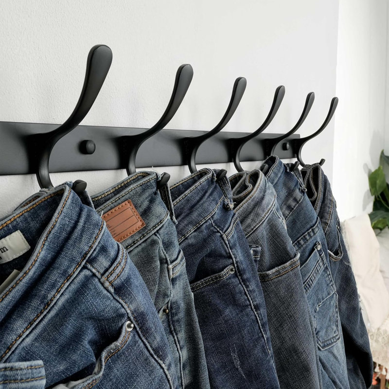 Steel Wall Hook, Black