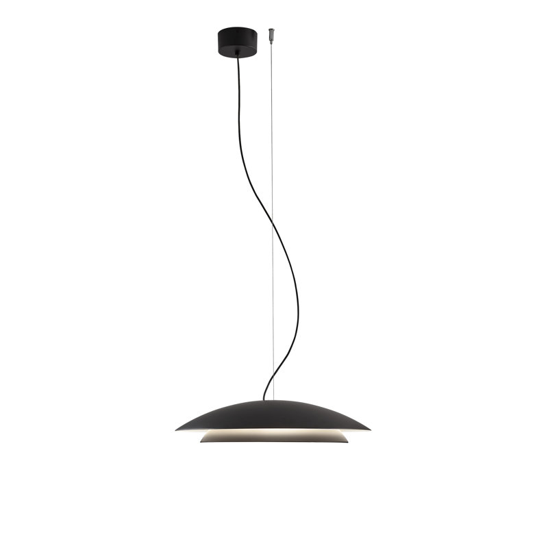 Noway 1 - Light LED Unique/Statement Pendant, Black