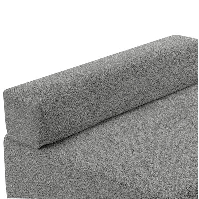 Très grand dossier modulaire en forme de U, canapé de plancher en tissu de luxe, canapé convertible à compression, canapé spacieux rempli de mousse, convient au salon, 2 couleurs