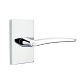 Poseidon Flat Passage (Hall & Closet) Door Lever with Rectangle Rosette
