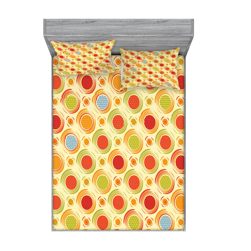 Ensemble de draps en micro-fibre, Ensemble de draps pour lit double avec un drap-hou