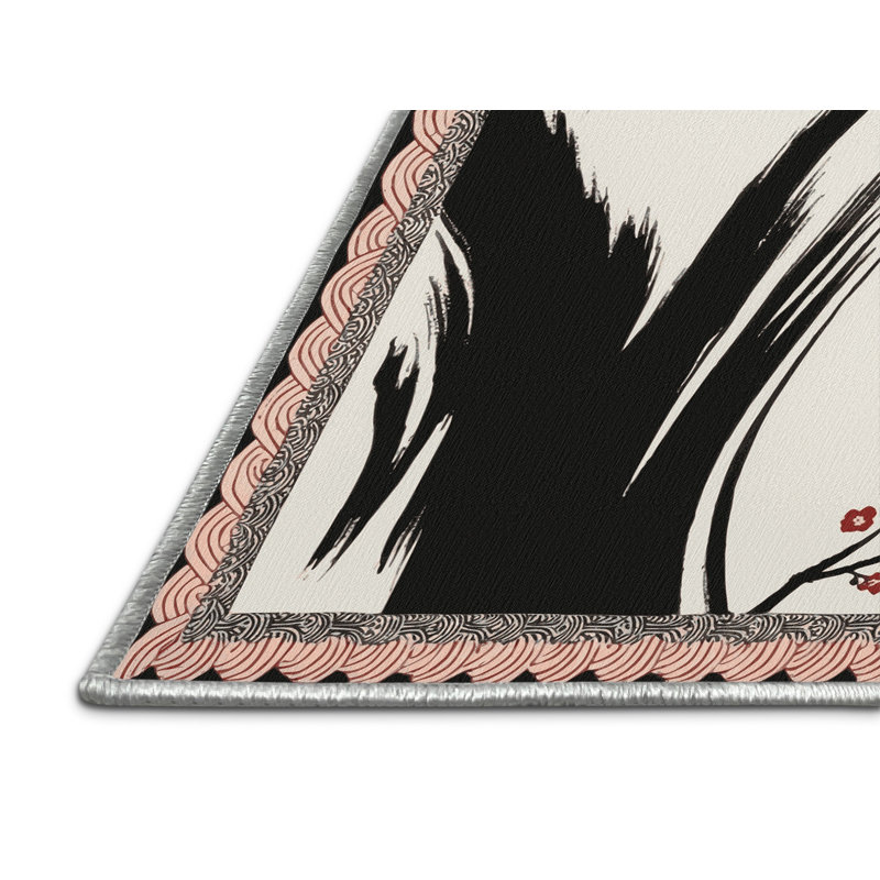 Petal Cascades Rug, Square 3'