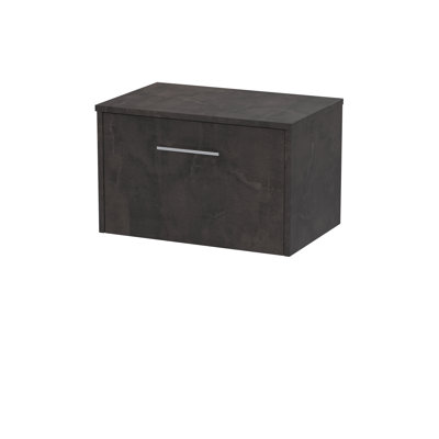 Juno 600mm Wall Hung Single Vanity Unit with Worktop