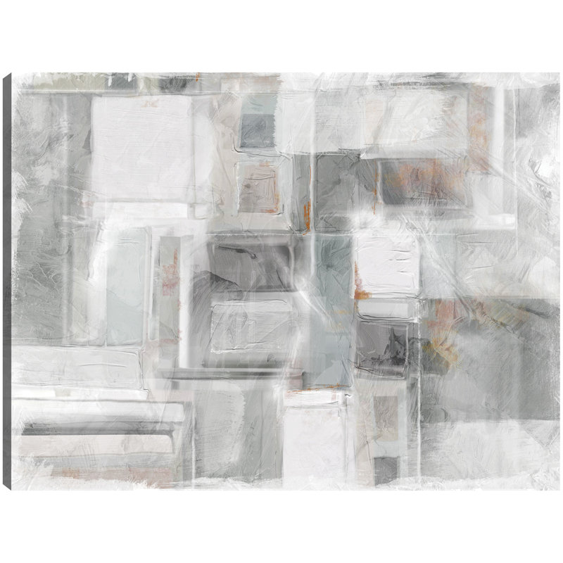 «Cubist II» par Studio Arts, reproduction d'art sur toile, H 11 po x l 14 po x P 1,5 po, Toile tendue