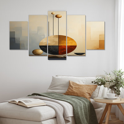 Ensemble de 5 décorations murales Zen Zen