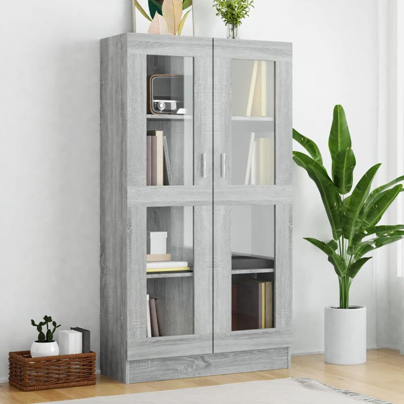 Brenleigh Display Cabinet, Grey Oak