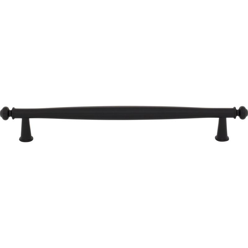 Coddington Bar Pull, Flat Black, 7 9/16" Center To Center