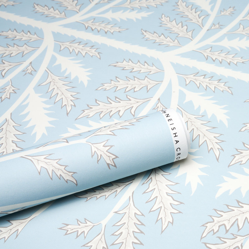 Papier peint Schumacher x Neisha Crosland Thistle, Minéral