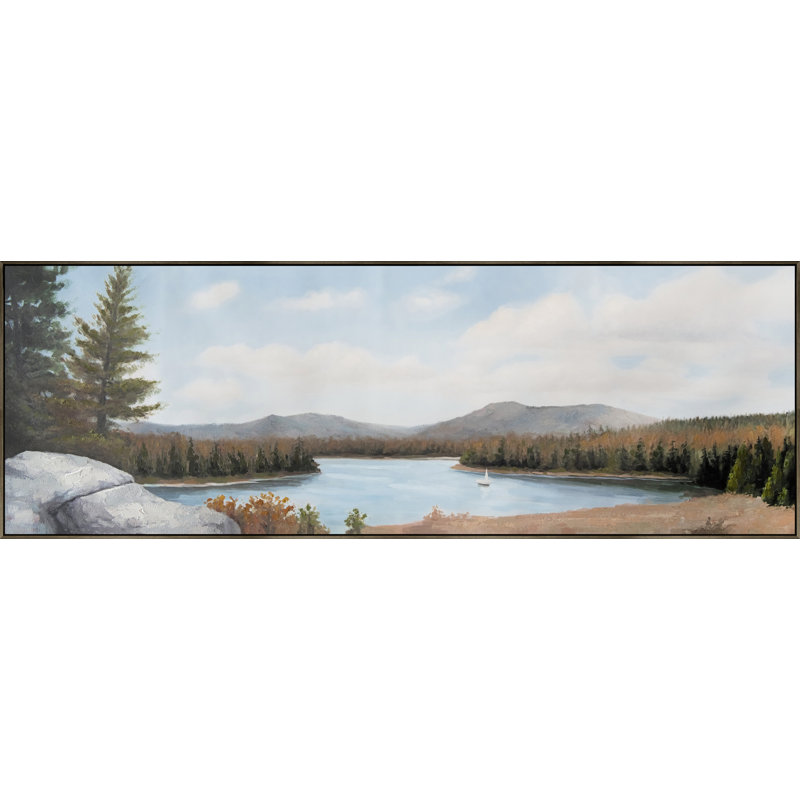 Lakeside Reflections Canvas Wall Art