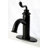 Kingston Brass Royale Single-Handle 1-Hole Deck Mount Bathroom Faucet with Push Pop-Up-50354459