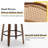 Leeana Swivel Linen Stools-1829627767-1829627762