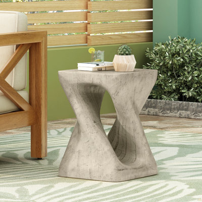 Mgo Twist Shape Side Table