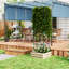 Outsunny Galvanized Raised Garden Bed-113176851