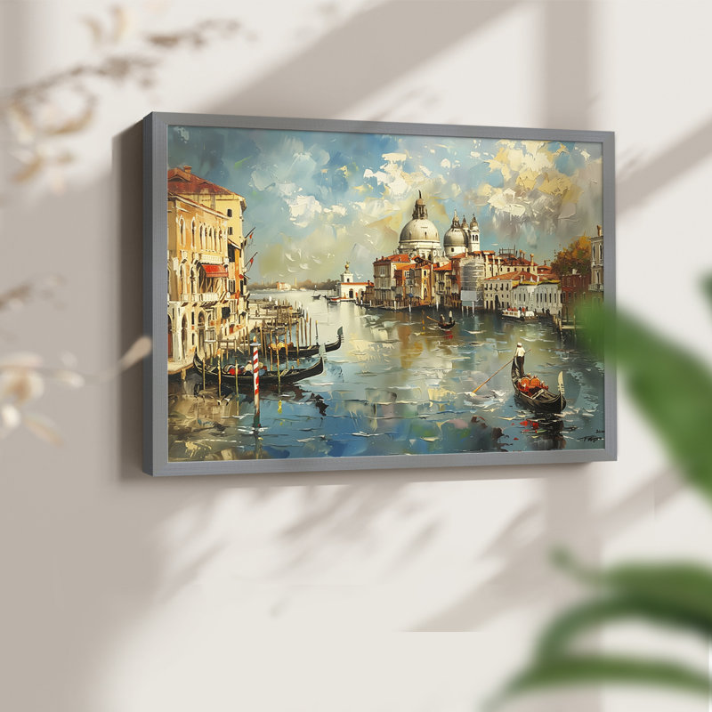 Nautical Series-CCIX -Framed Print - Restickable, Grey, 22" H x 28" W