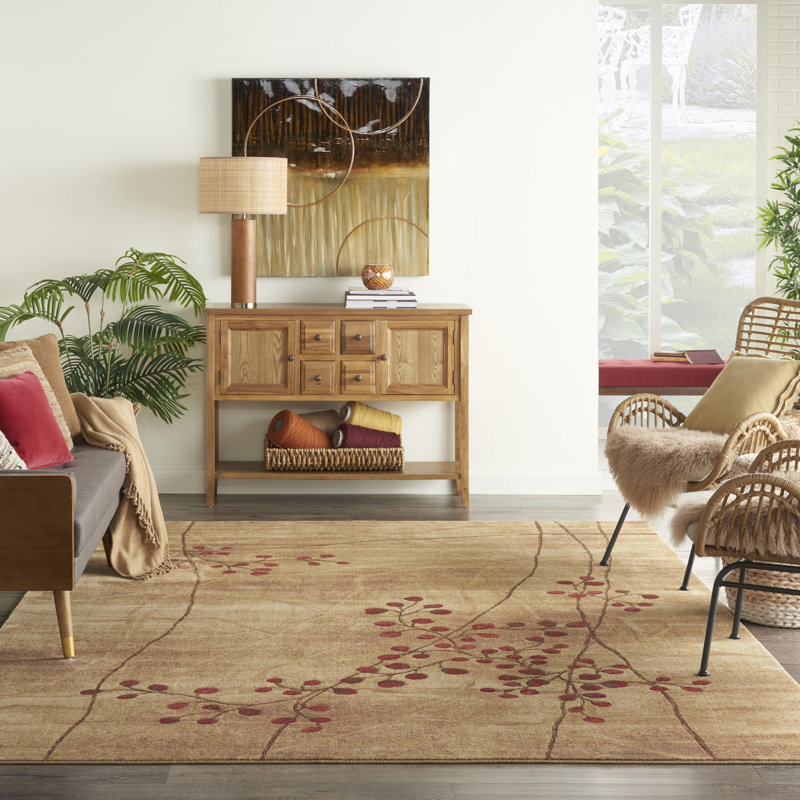 Arnim Floral Indoor Rug, Rectangle 7'9" x 10'10"