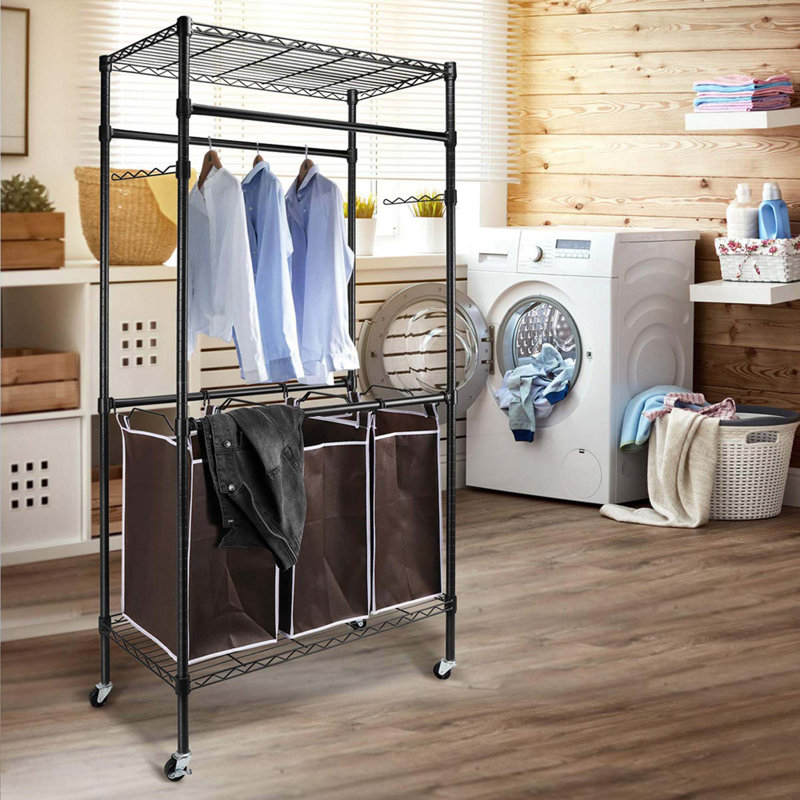 Portant à vêtements robuste de qualité commerciale
