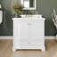 Ensemble de meuble-lavabo simple autoportant 36 po avec plateau en quartz Deborah-98084799-98084798-98084801