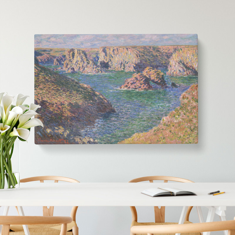 Port-Domois, Belle-Isle by Claude Monet - Wrapped Canvas, 40cm H x 60cm W x 3cm D