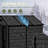 6*6 FT Resin Storage Shed, High Quality PP Material