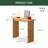 Fjord 39.4"W Solid Oak Console Table-1053430706