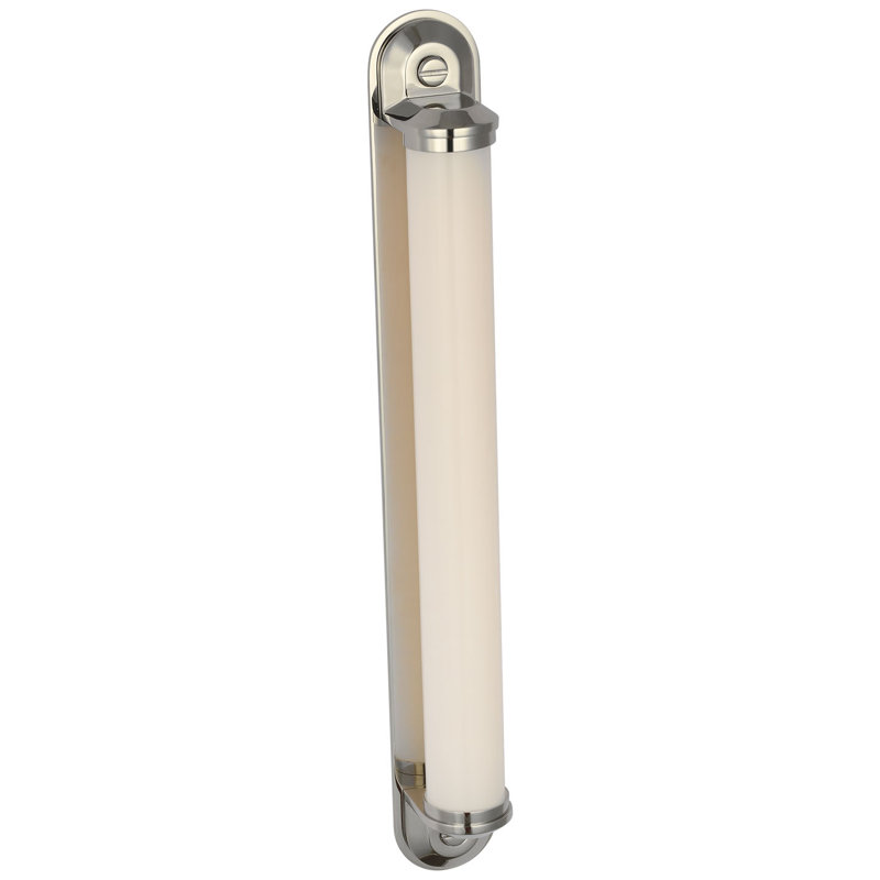 Ralph Lauren Belgrave 32" Linear Bath Light, 24" H x 3" W x 3.75" D, Polished Nickel, 1600 W