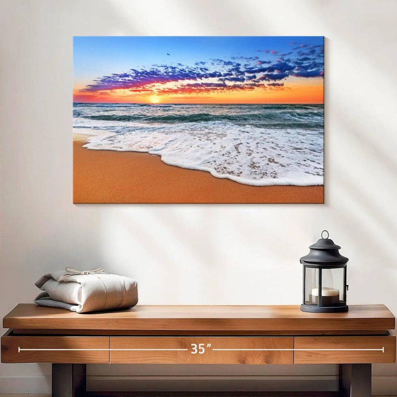Gillard Vivid Ocean Sunrise, H 16 po x l 24 po