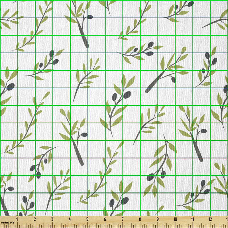 Crister Simplistic Continuous Olive Branch Multi-Purpose Fabric