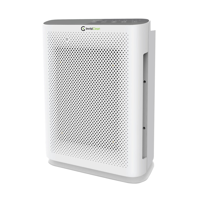 White Compact 4-in-1 Air Purifier with UV and HEPA