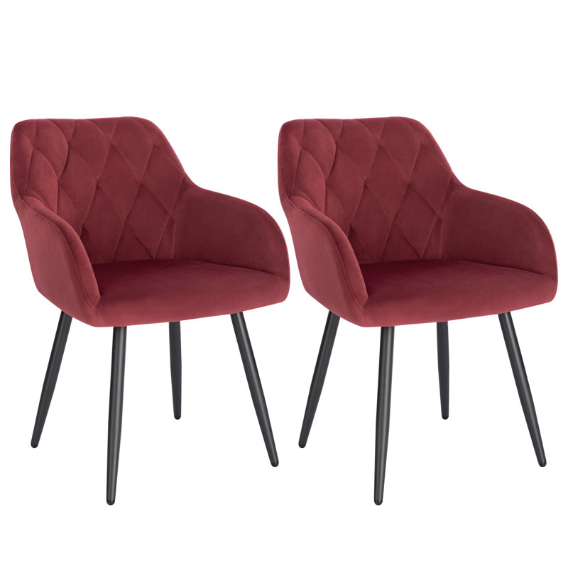 Alvion Upholstered Dining Chair, Burgundy